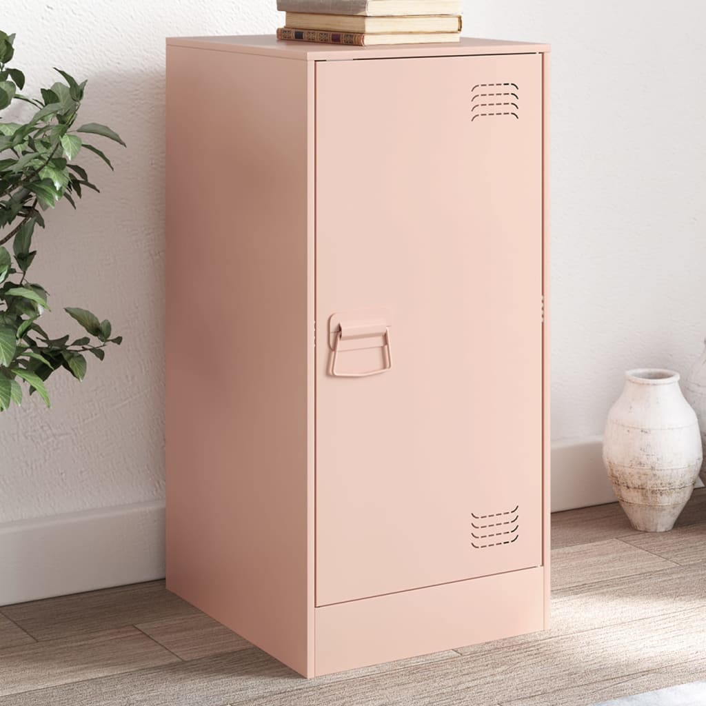 Buffet rose 34,5x39x73 cm acier - XIOS