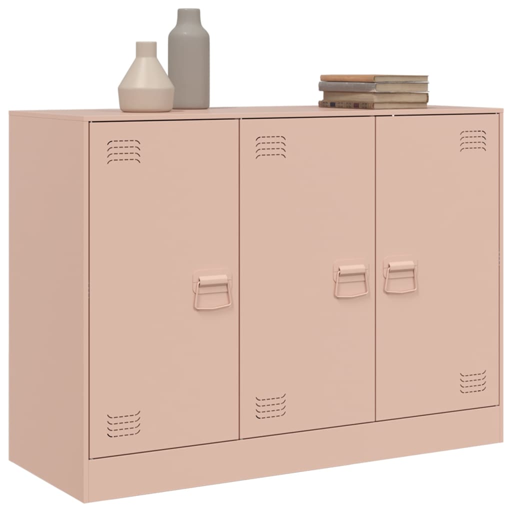 Buffet rose 99x39x73 cm acier - XIOS