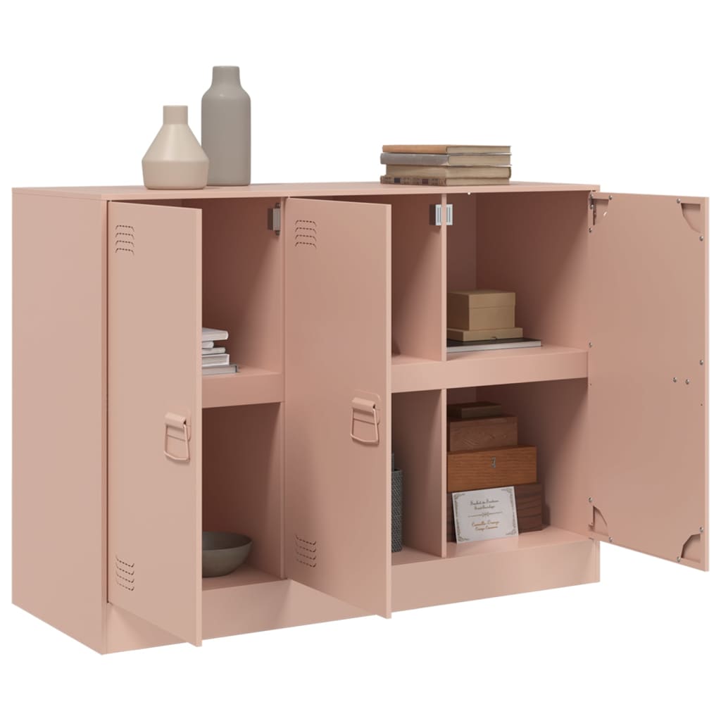 Buffet rose 99x39x73 cm acier - XIOS