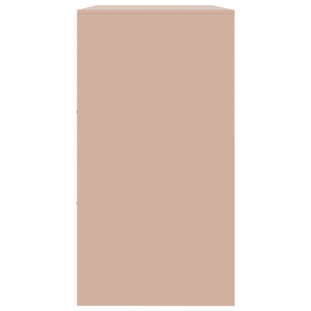 Buffet rose 99x39x73 cm acier - XIOS
