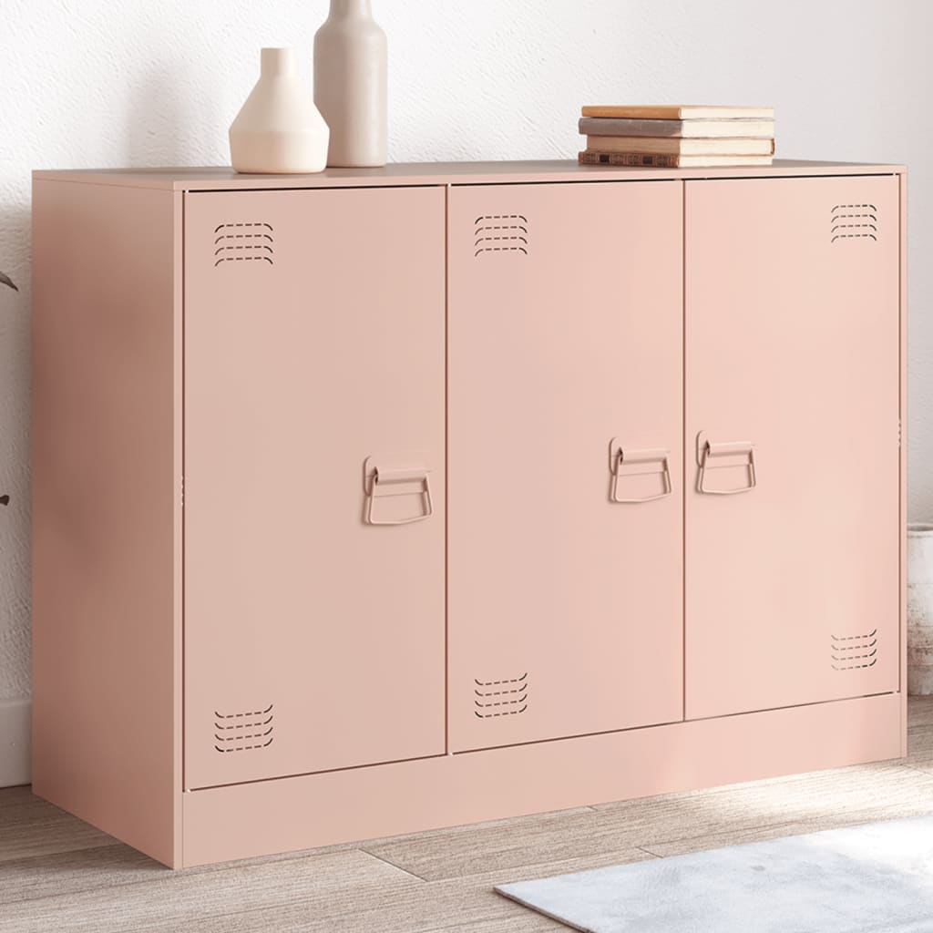 Buffet rose 99x39x73 cm acier - XIOS