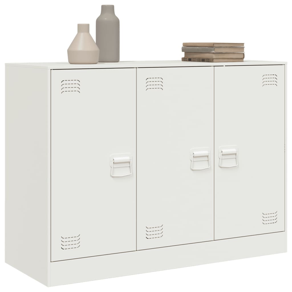 Buffet blanc 99x39x73 cm acier - XIOS