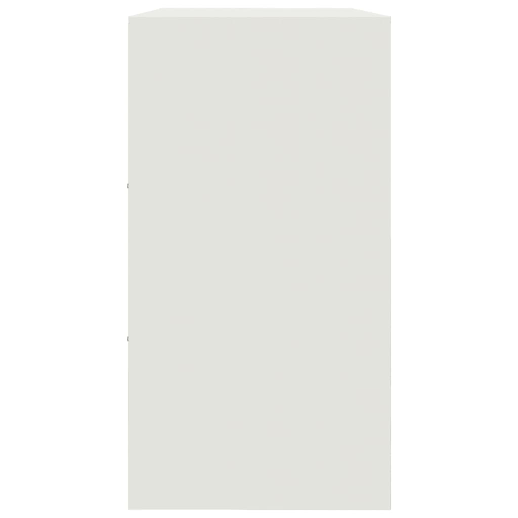Buffet blanc 99x39x73 cm acier - XIOS