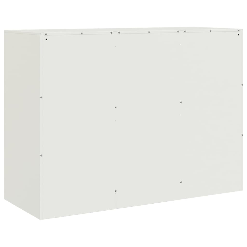 Buffet blanc 99x39x73 cm acier - XIOS