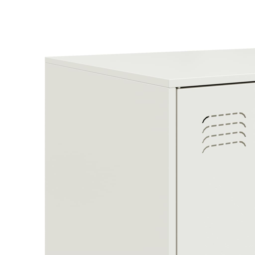 Buffet blanc 99x39x73 cm acier - XIOS