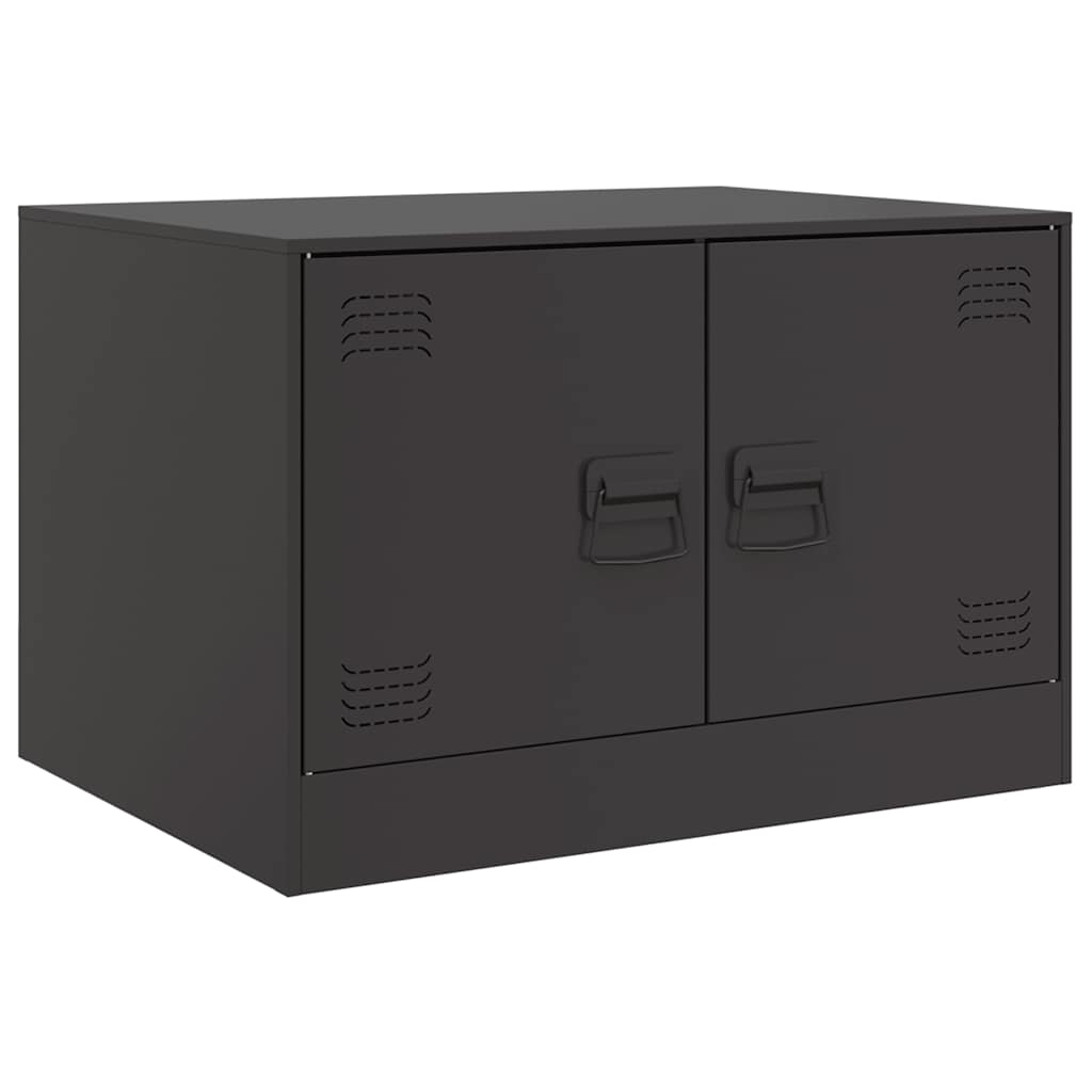 Table basse noir 67x50x44 cm acier - XIOS