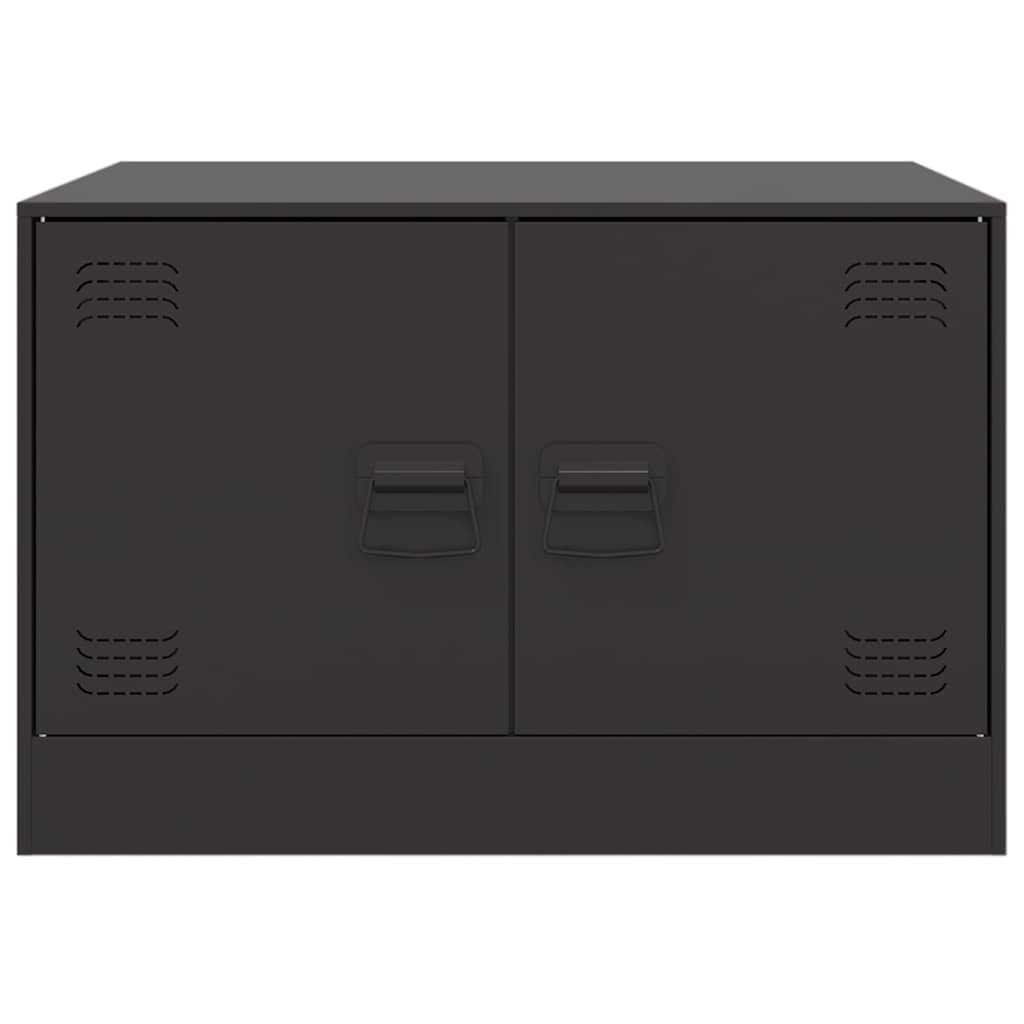 Table basse noir 67x50x44 cm acier - XIOS