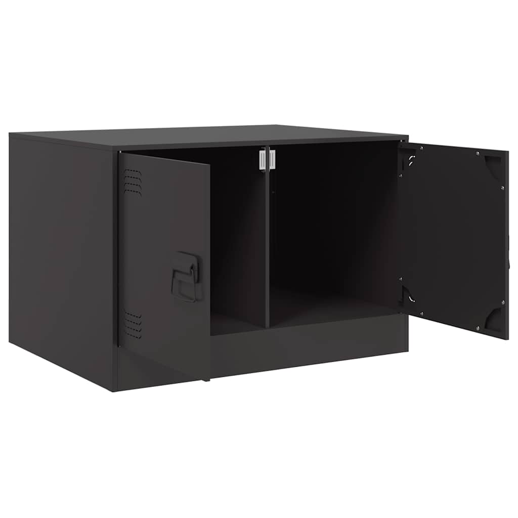 Table basse noir 67x50x44 cm acier - XIOS