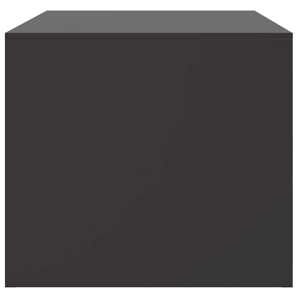 Table basse noir 67x50x44 cm acier - XIOS