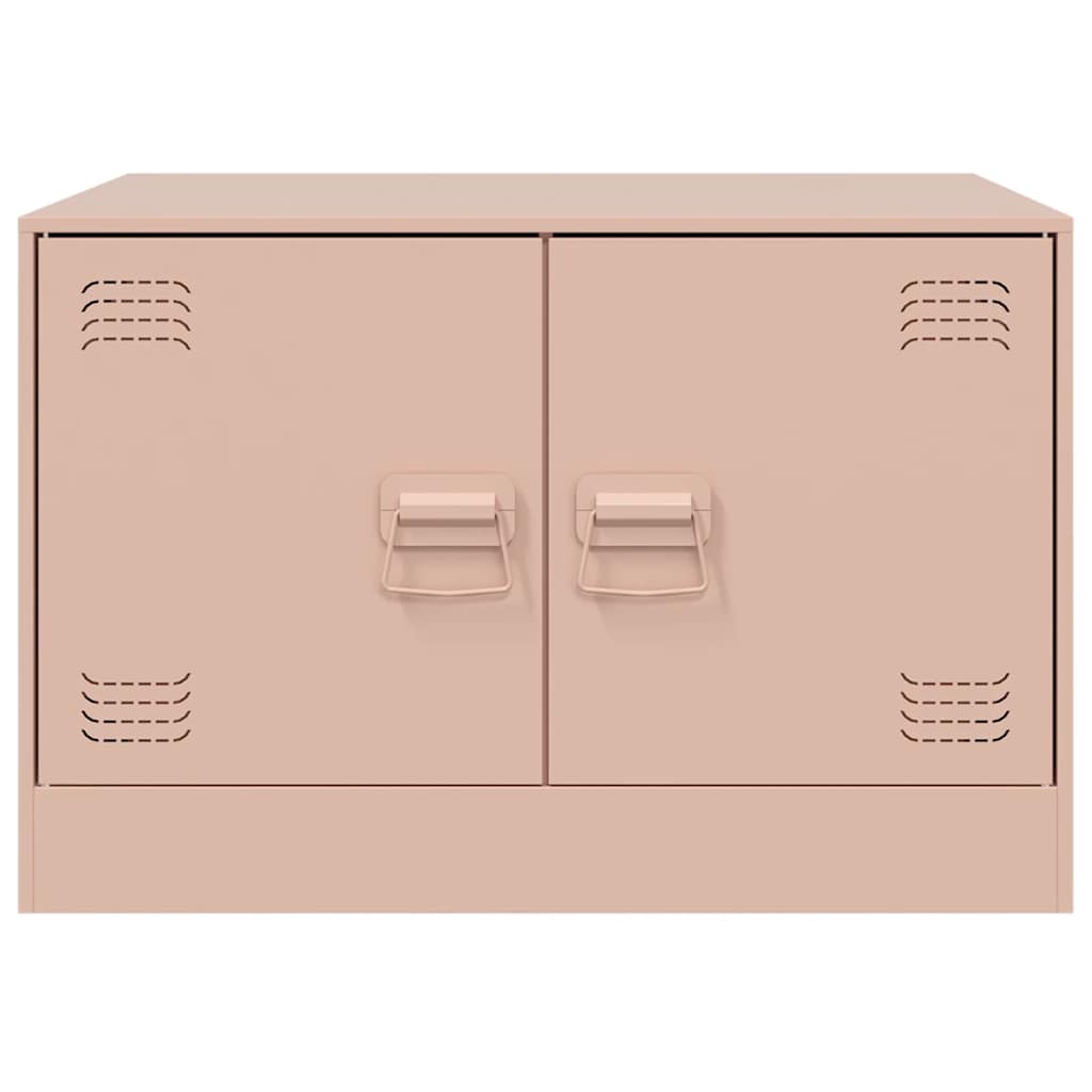 Table basse rose 67x50x44 cm acier - XIOS