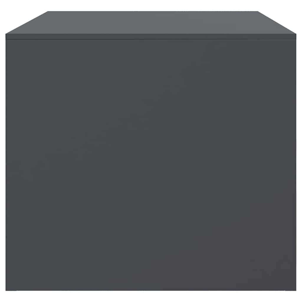 Table basse anthracite 67x50x44 cm acier - XIOS