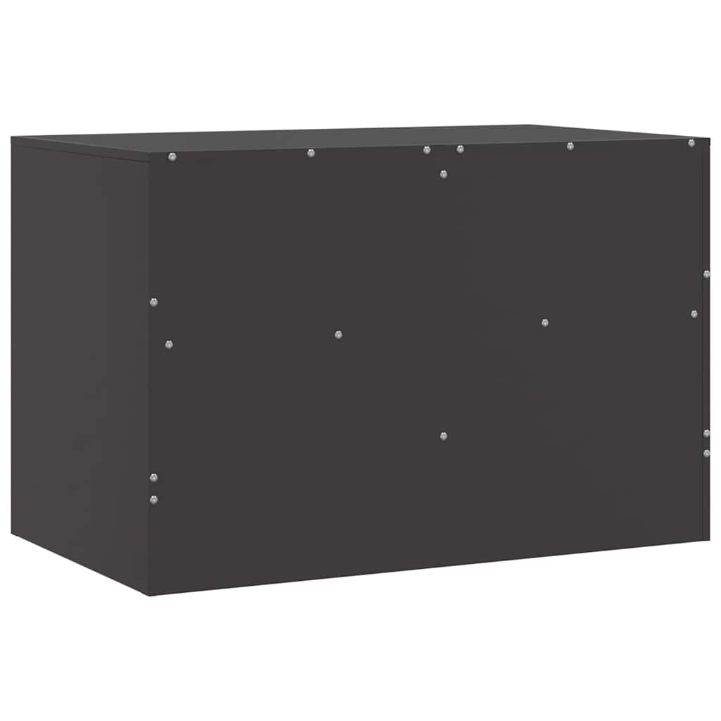 Meuble TV noir 67x39x44 cm acier - XIOS