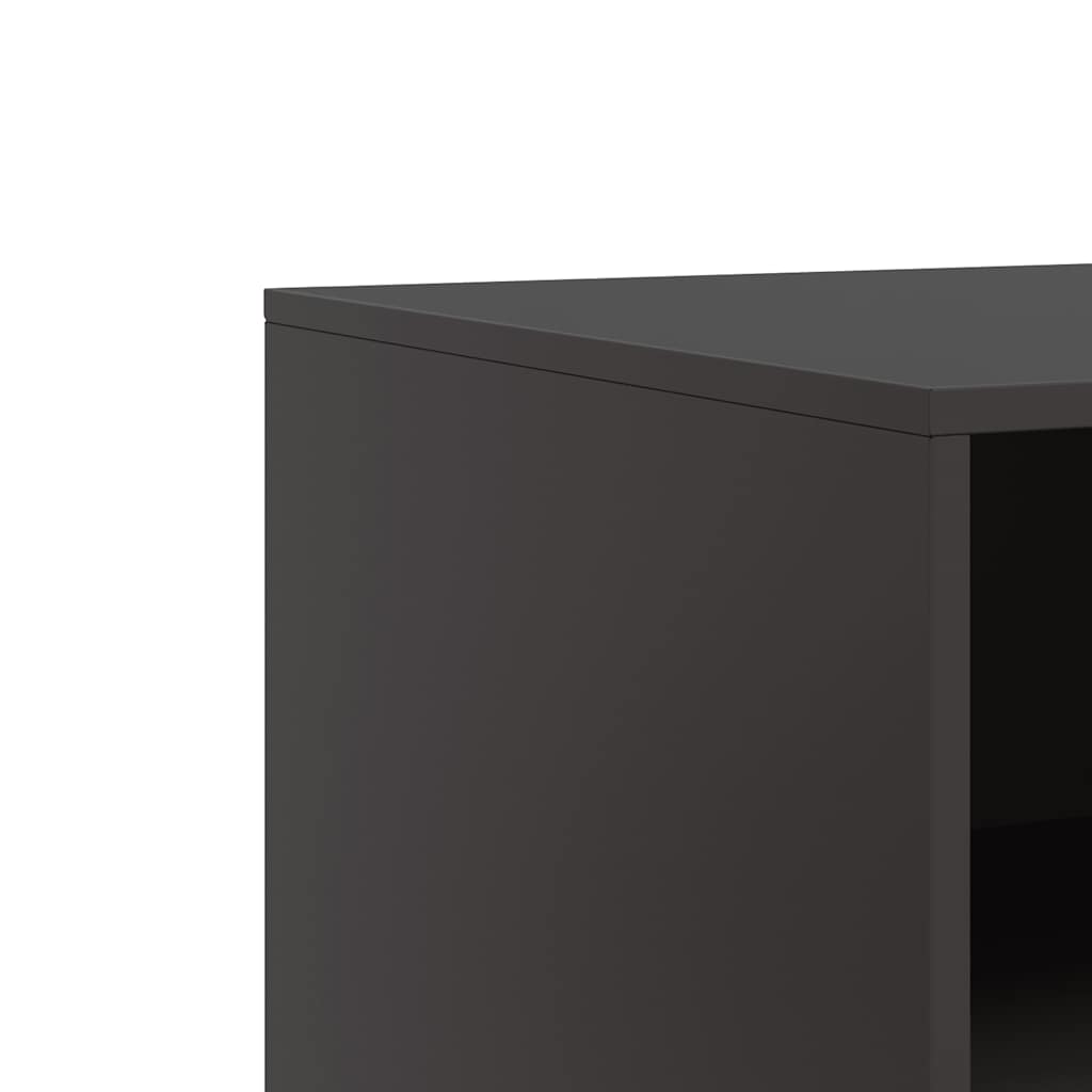 Meuble TV noir 67x39x44 cm acier - XIOS