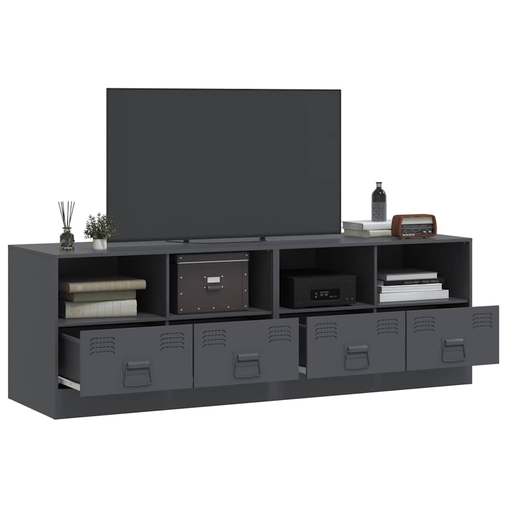 Meubles TV 2 pcs anthracite 67x39x44 cm acier - XIOS