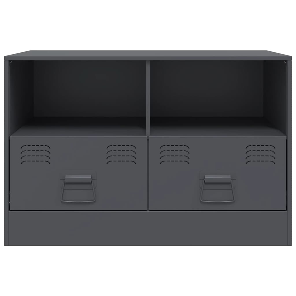 Meubles TV 2 pcs anthracite 67x39x44 cm acier - XIOS