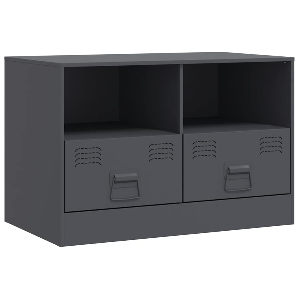 Meubles TV 2 pcs anthracite 67x39x44 cm acier - XIOS