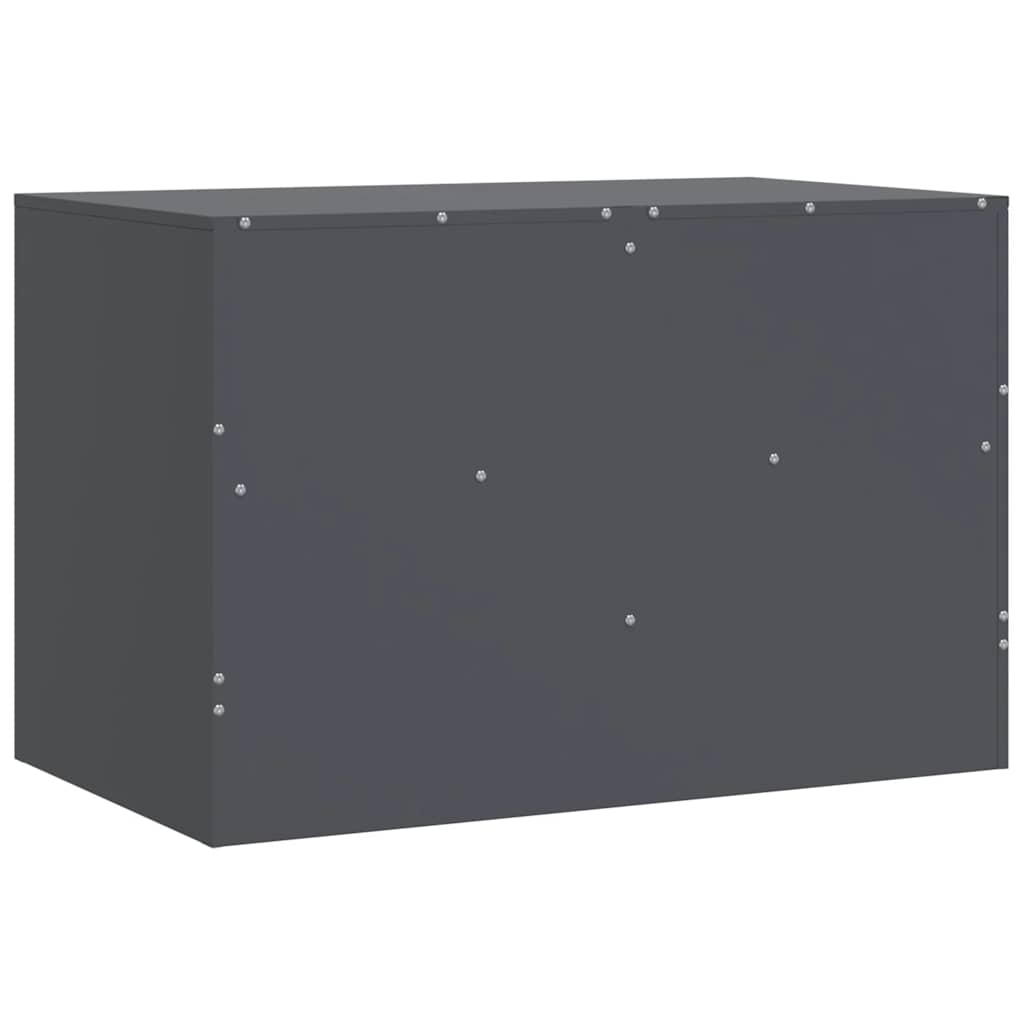 Meubles TV 2 pcs anthracite 67x39x44 cm acier - XIOS