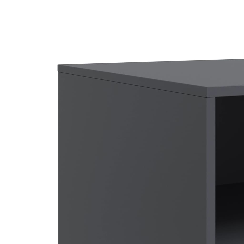 Meubles TV 2 pcs anthracite 67x39x44 cm acier - XIOS