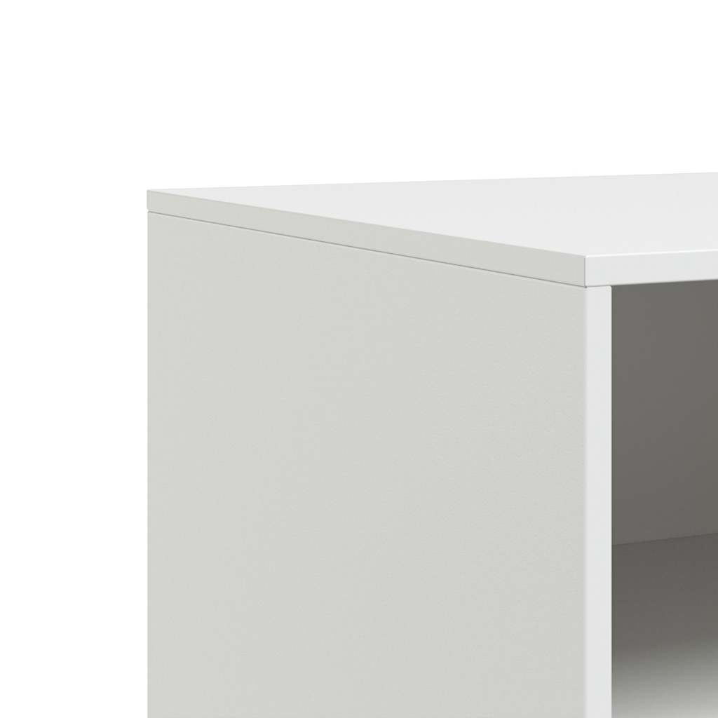 Meuble TV blanc 67x39x44 cm acier - XIOS
