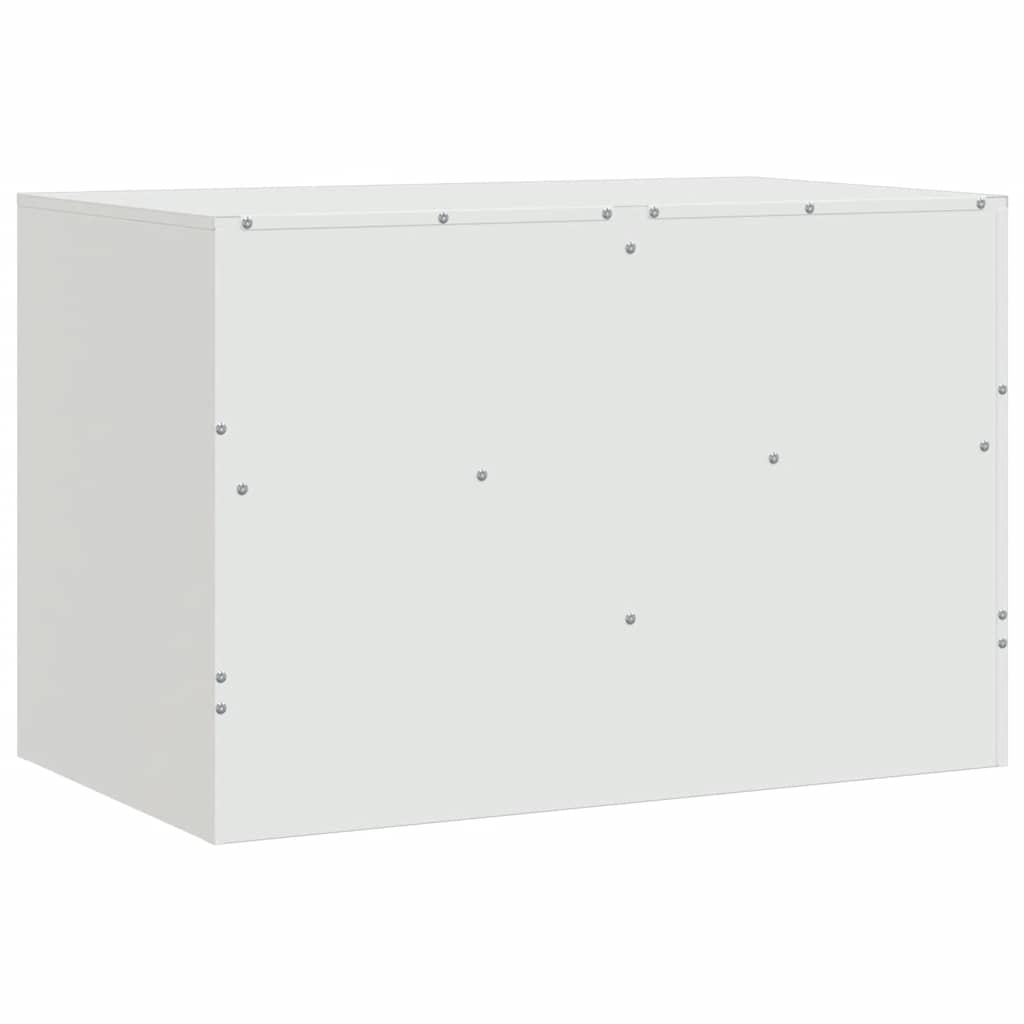 Meubles TV 2 pcs blanc 67x39x44 cm acier - XIOS