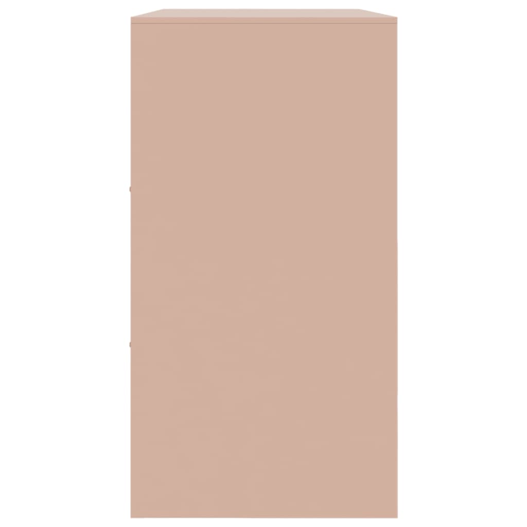 Buffet rose 99x39x73 cm acier - XIOS