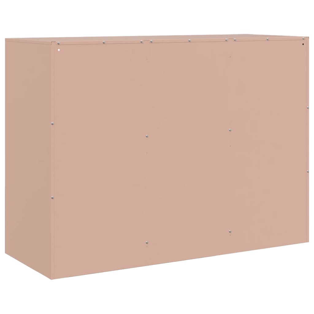 Buffet rose 99x39x73 cm acier - XIOS