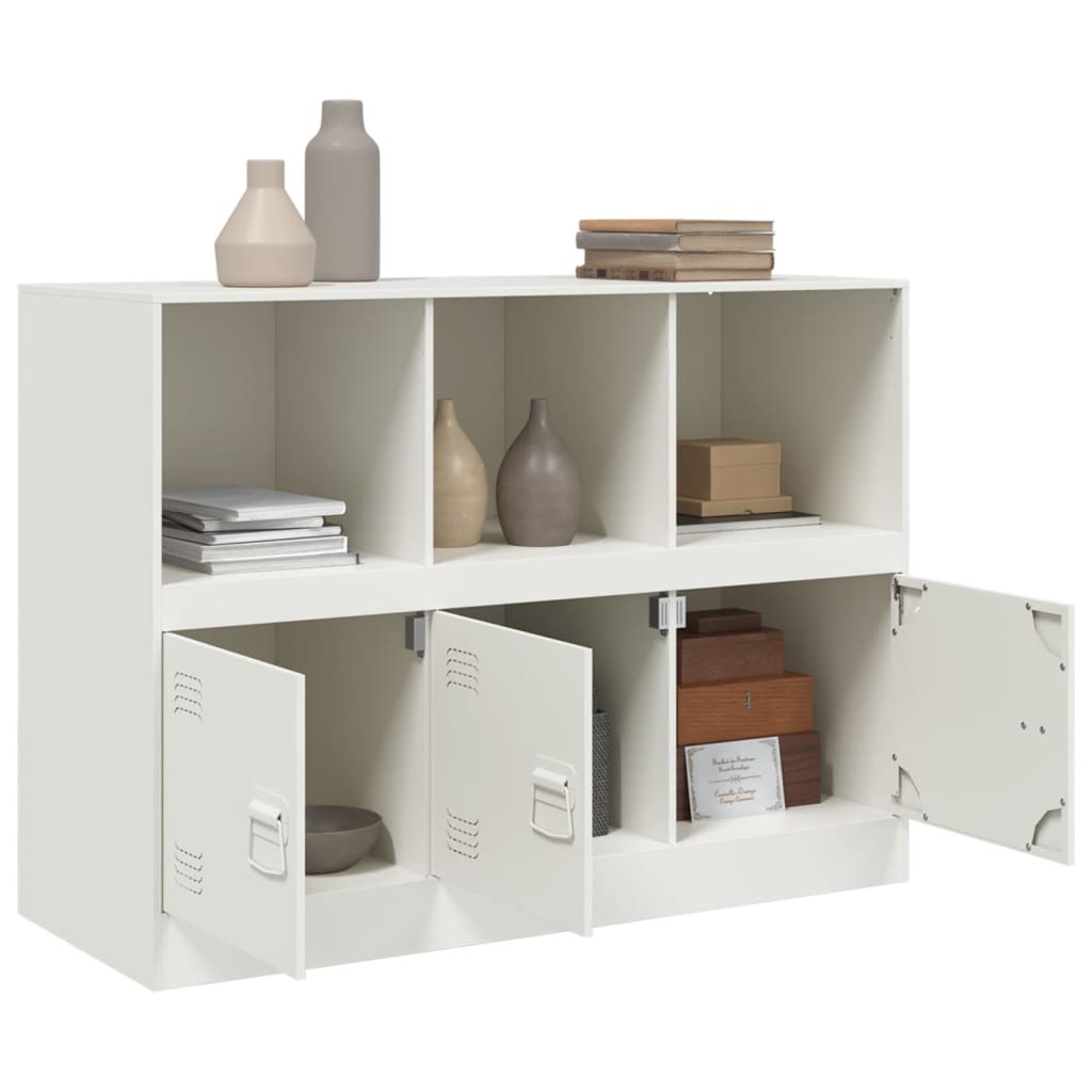 Buffet blanc 99x39x73 cm acier - XIOS