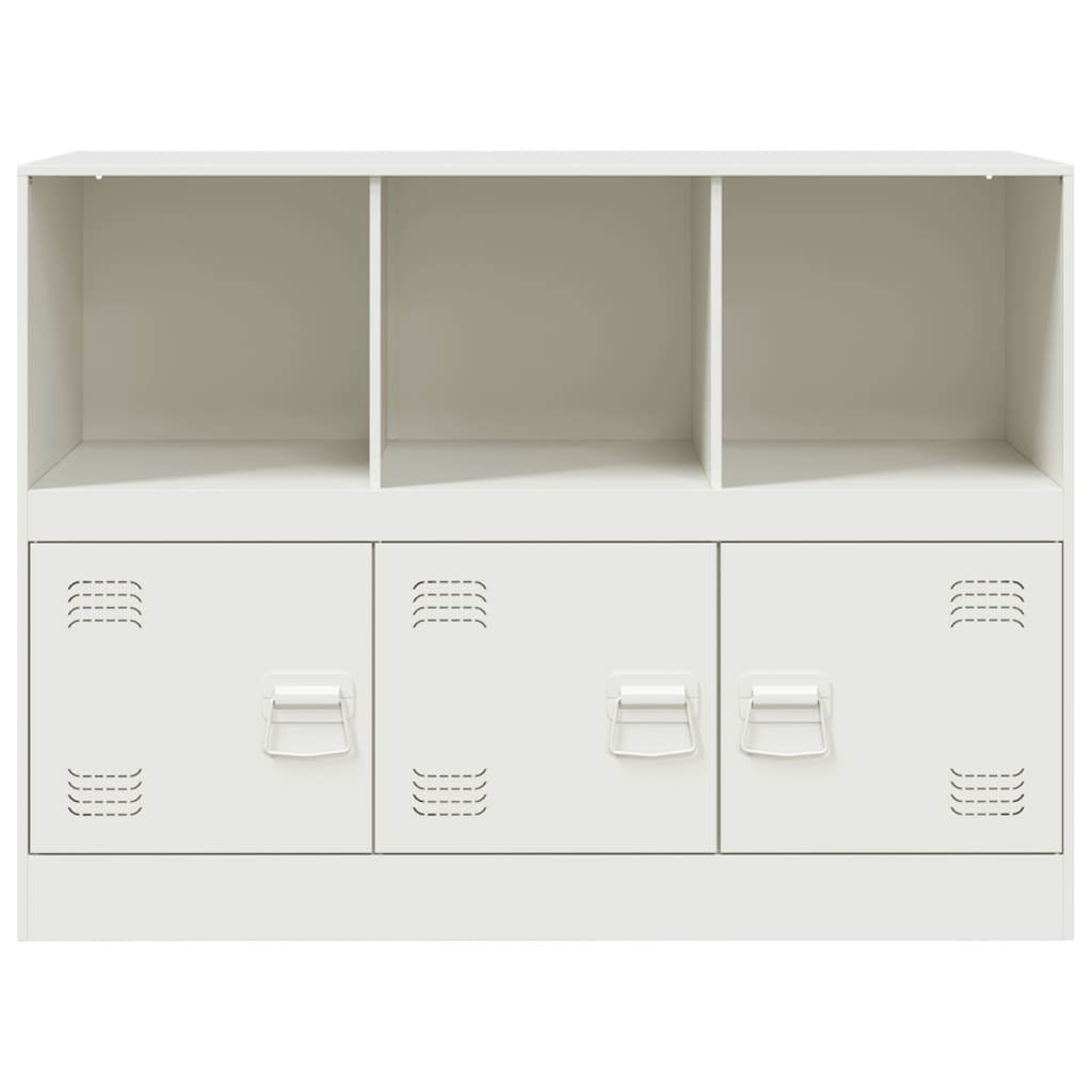 Buffet blanc 99x39x73 cm acier - XIOS