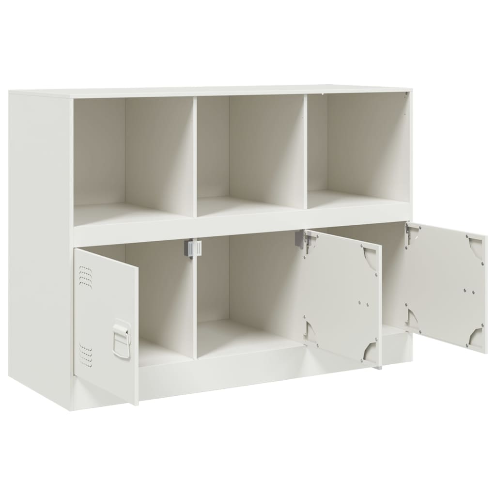 Buffet blanc 99x39x73 cm acier - XIOS