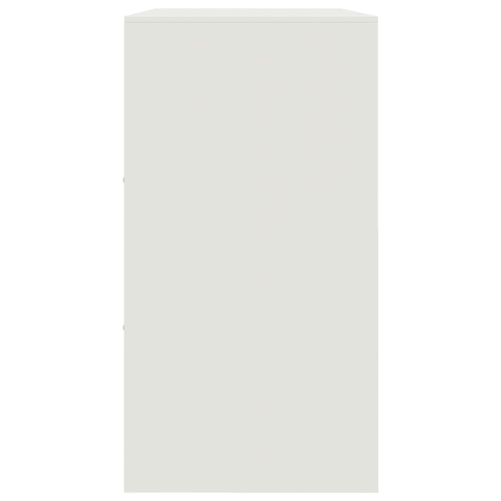 Buffet blanc 99x39x73 cm acier - XIOS