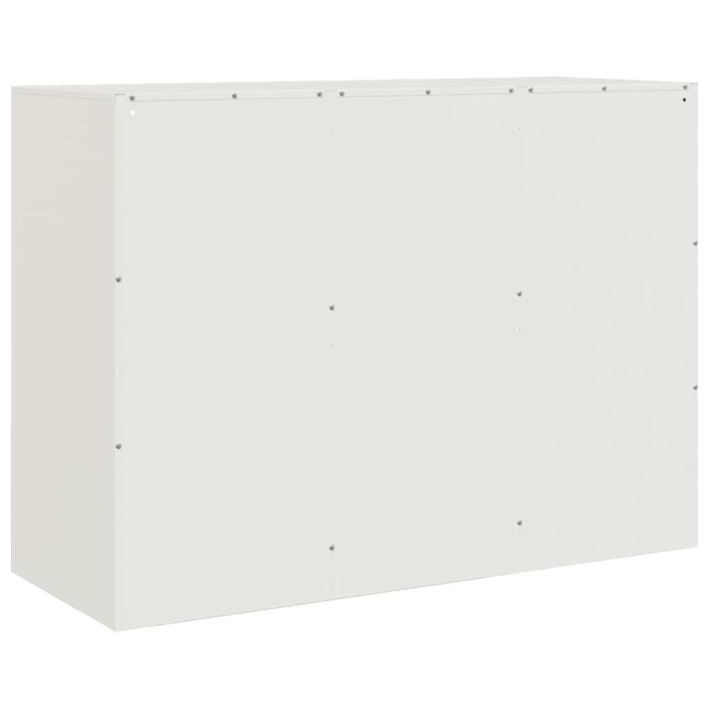Buffet blanc 99x39x73 cm acier - XIOS