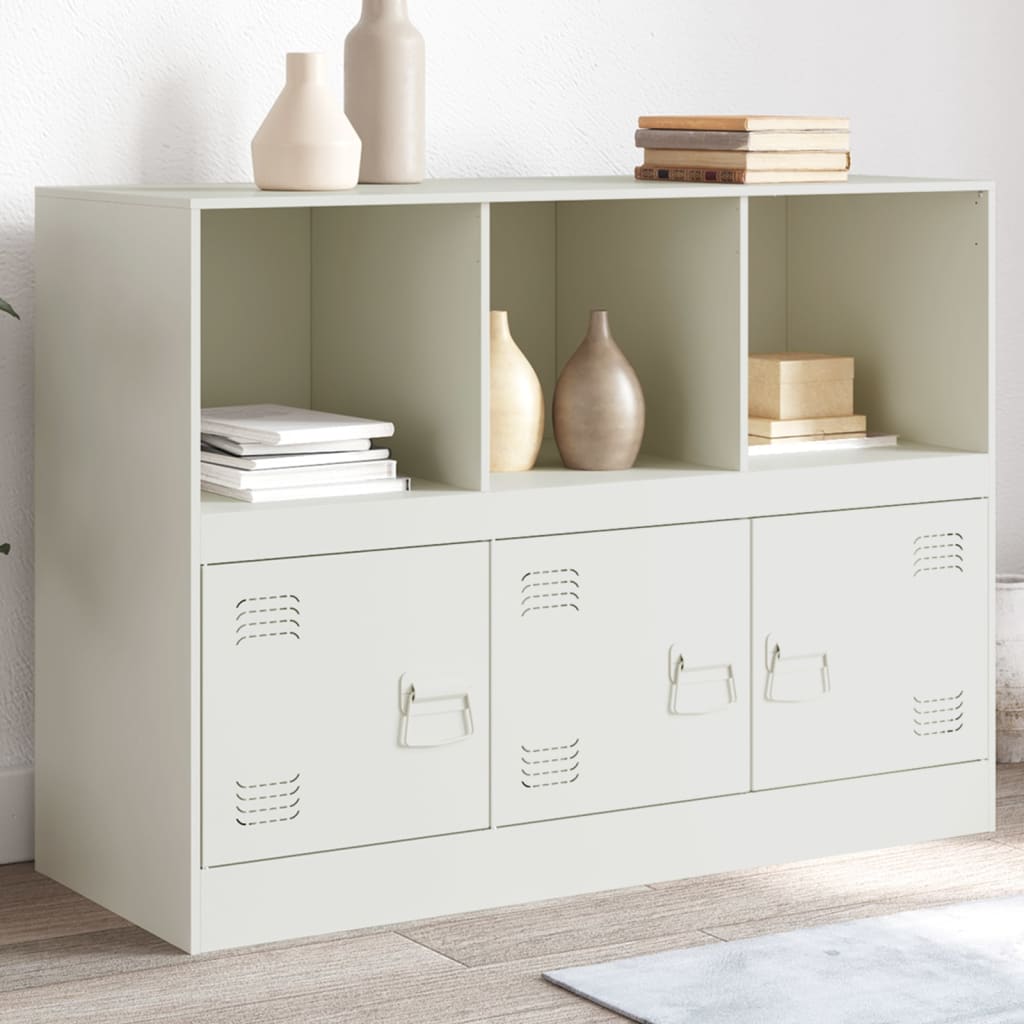 Buffet blanc 99x39x73 cm acier - XIOS
