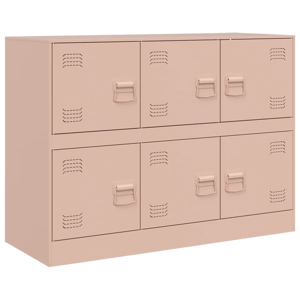 Buffet rose 99x39x73 cm acier - XIOS