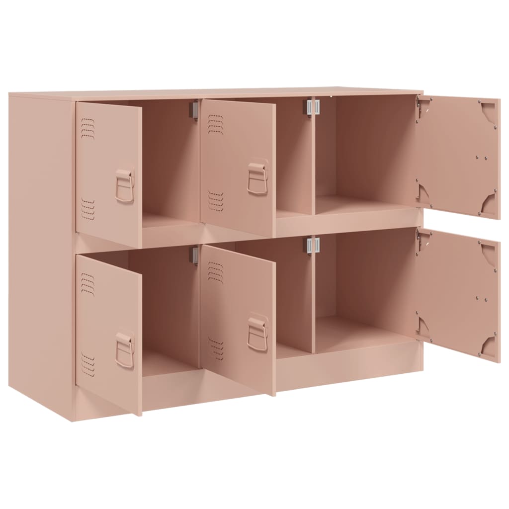 Buffet rose 99x39x73 cm acier - XIOS