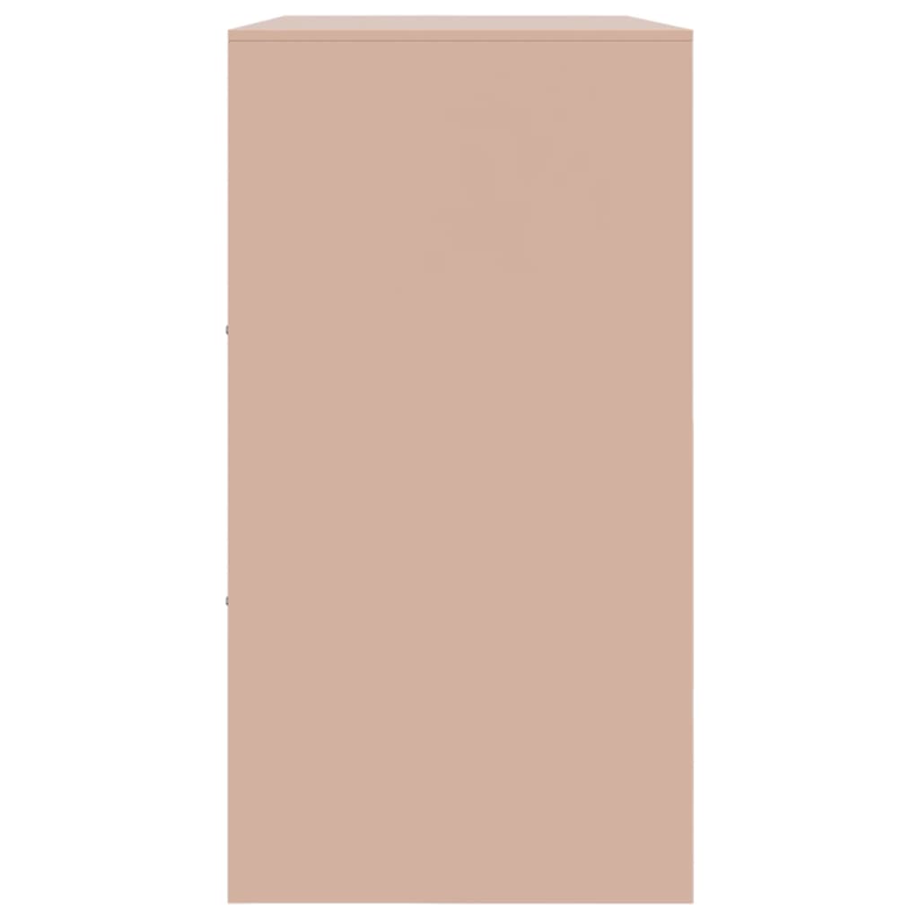 Buffet rose 99x39x73 cm acier - XIOS