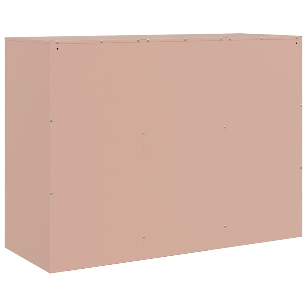 Buffet rose 99x39x73 cm acier - XIOS