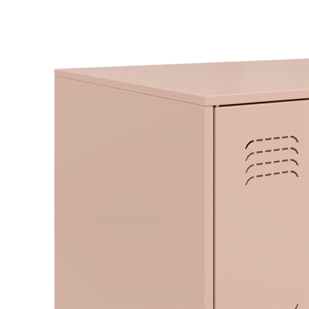 Buffet rose 99x39x73 cm acier - XIOS