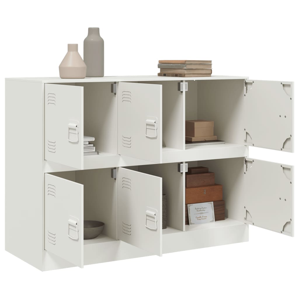 Buffet blanc 99x39x73 cm acier - XIOS