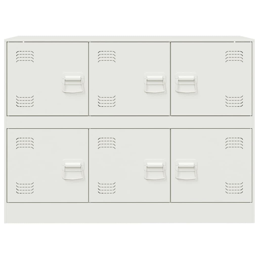 Buffet blanc 99x39x73 cm acier - XIOS