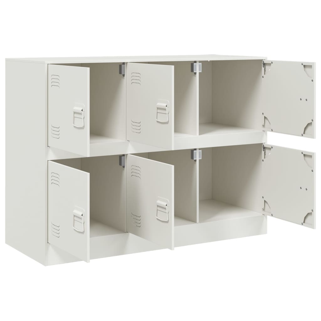 Buffet blanc 99x39x73 cm acier - XIOS