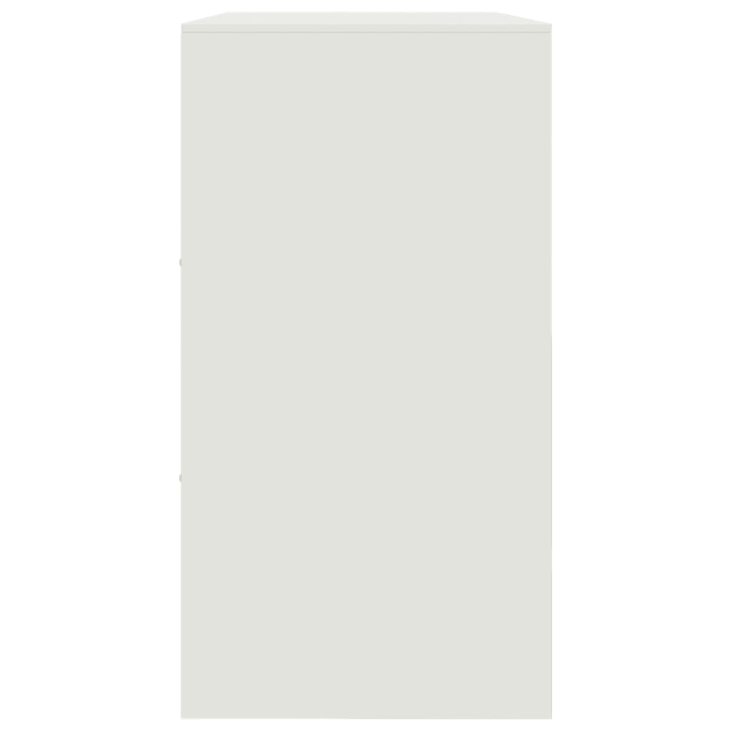 Buffet blanc 99x39x73 cm acier - XIOS