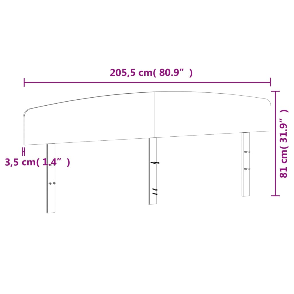 Tête de lit blanc 200 cm bois massif de pin - XIOS