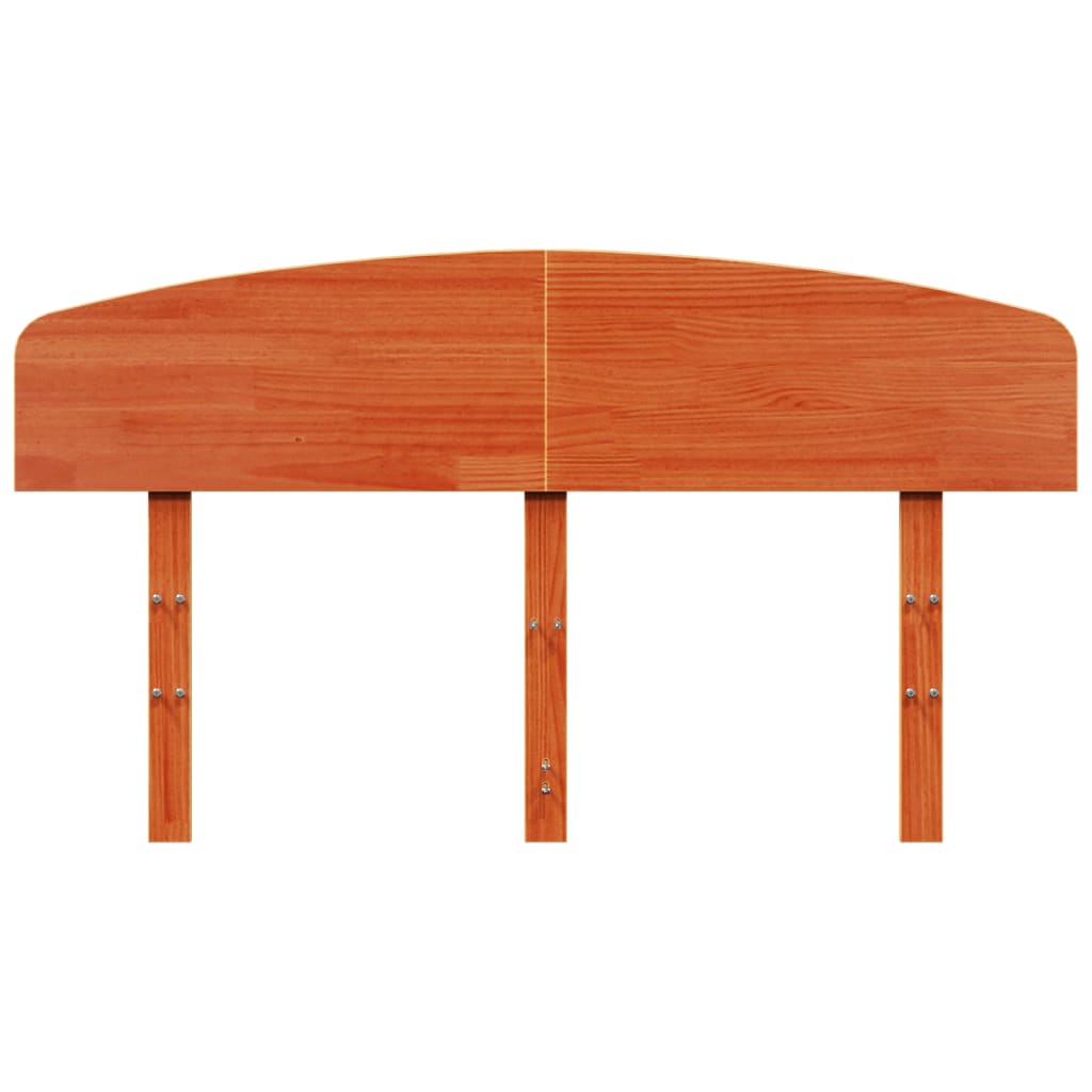 Tête de lit cire marron 150 cm bois massif de pin - XIOS