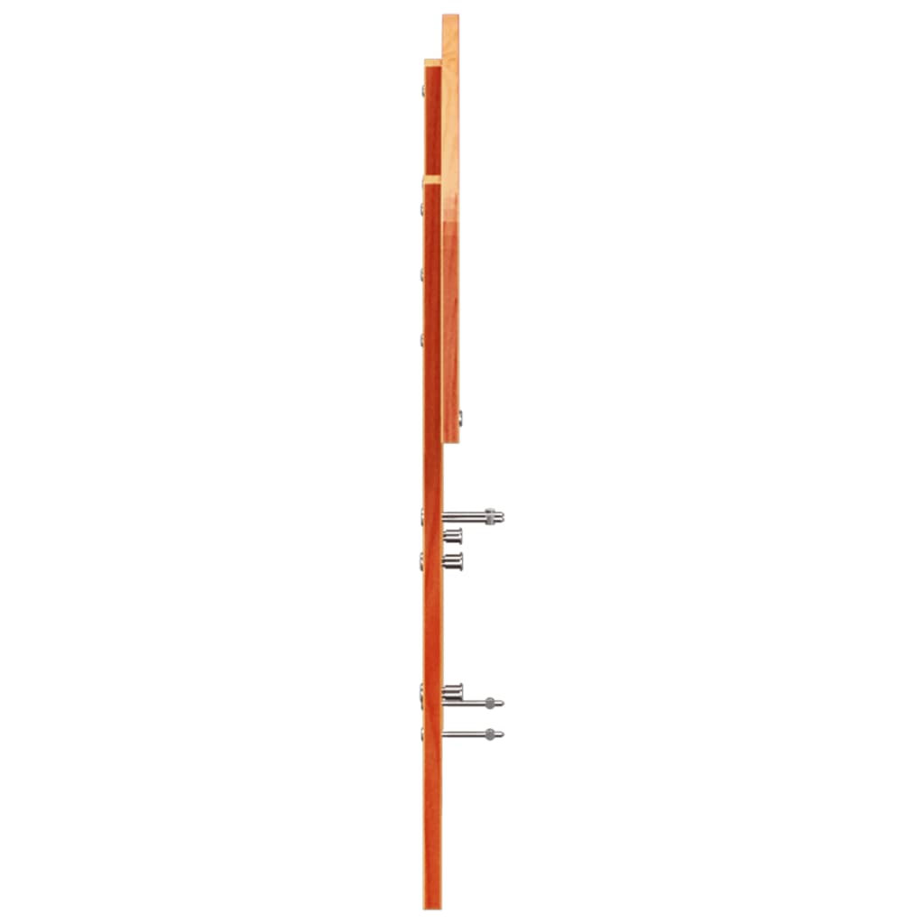 Tête de lit cire marron 120 cm bois massif de pin - XIOS