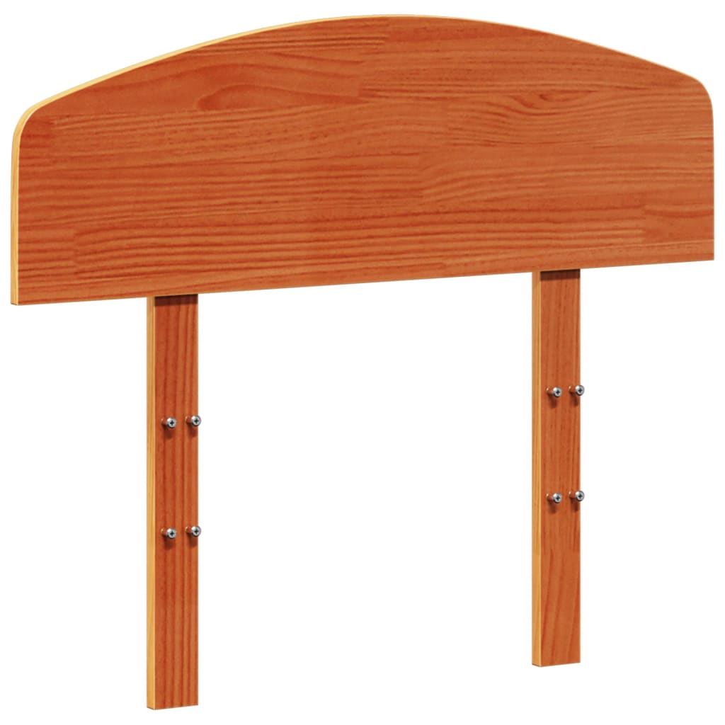 Tête de lit cire marron 100 cm bois massif de pin - XIOS