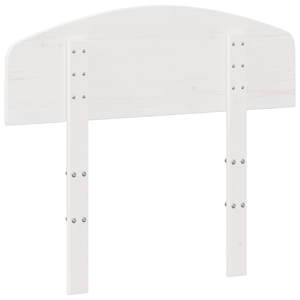 Tête de lit blanc 75 cm bois massif de pin - XIOS