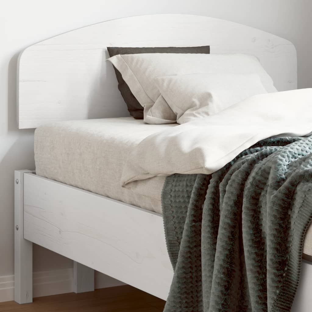 Tête de lit blanc 75 cm bois massif de pin - XIOS