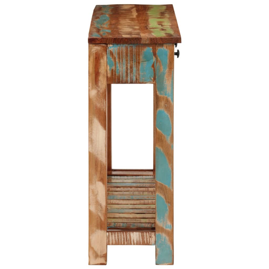 Table console 110x30x76 cm Bois massif de récupération - XIOS