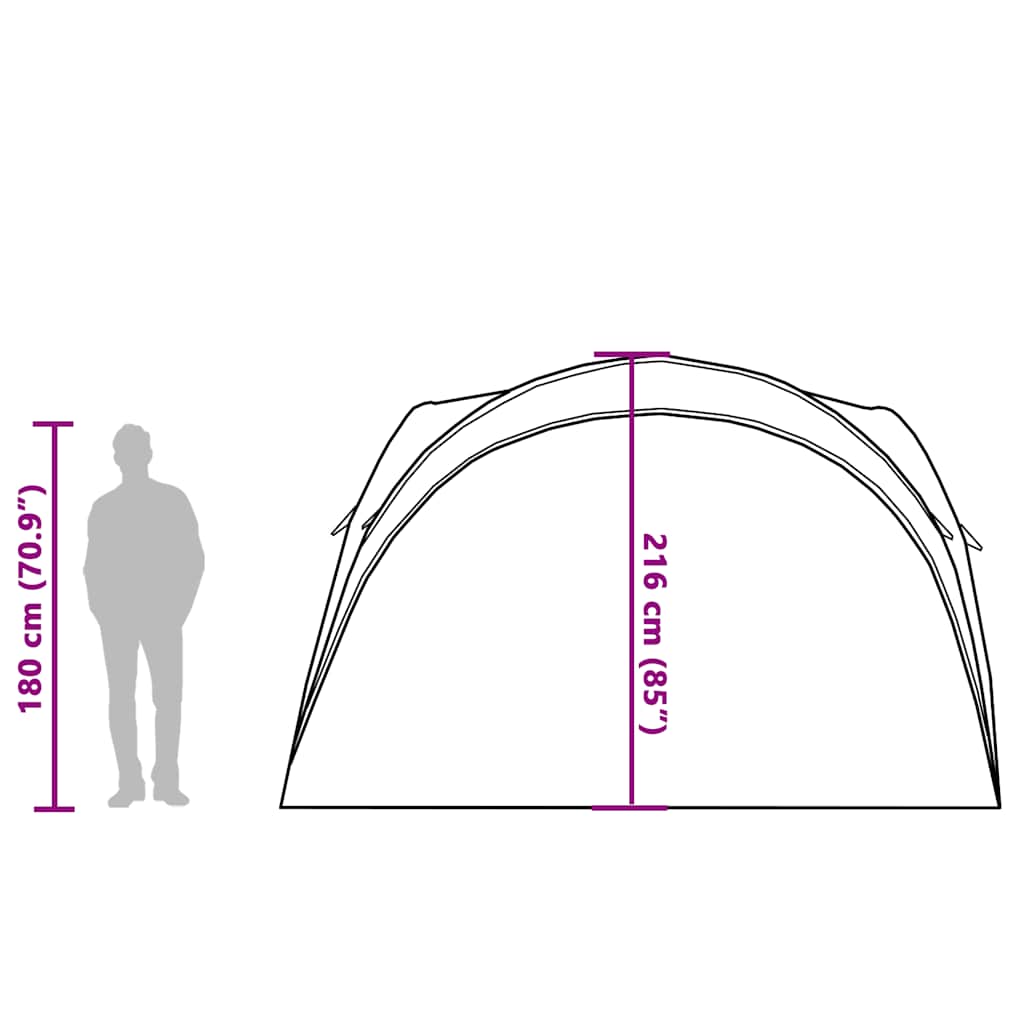 Tente de réception vert imperméable Tentes vidaXL