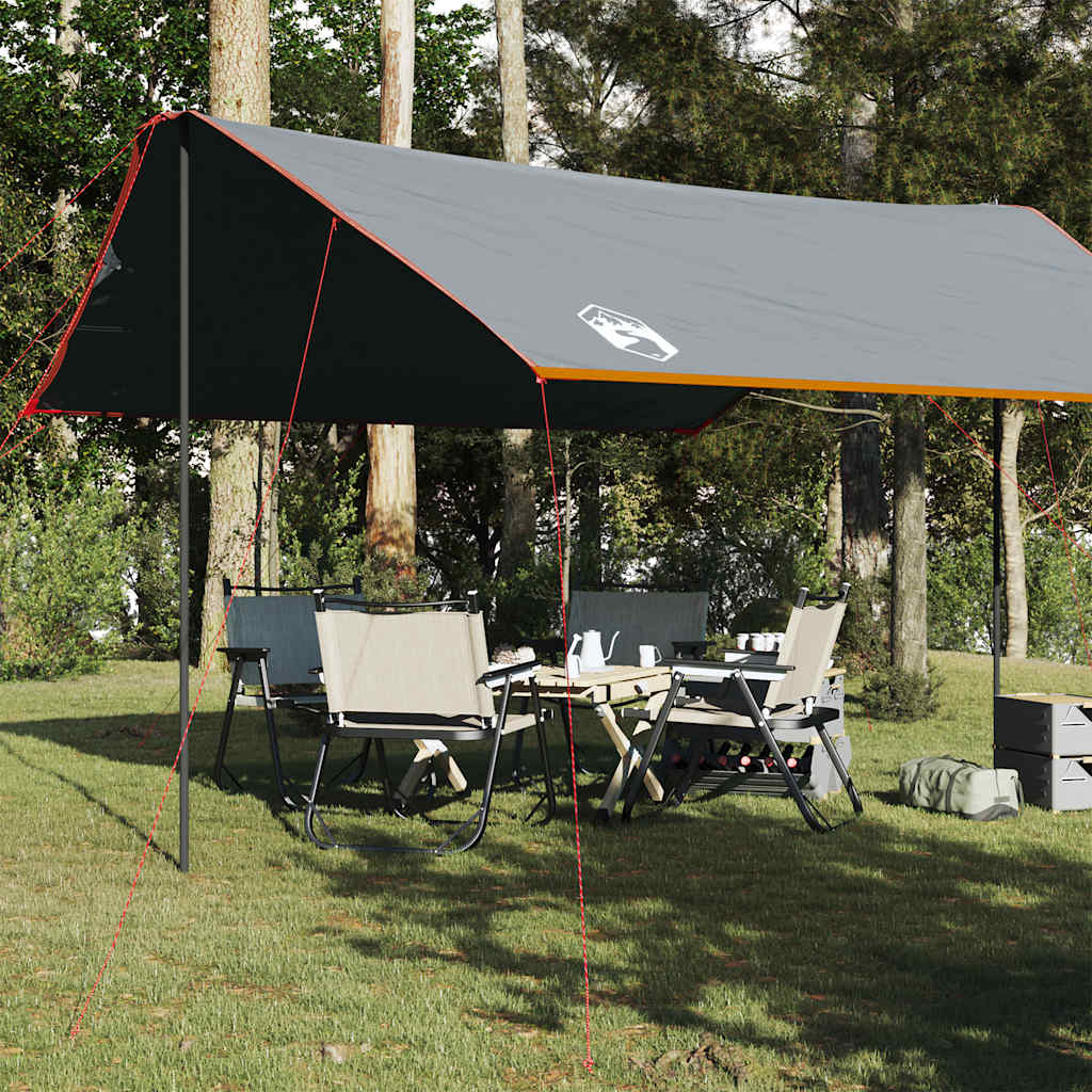 Bâche de camping orange 460x305x210 cm imperméable Tentes vidaXL